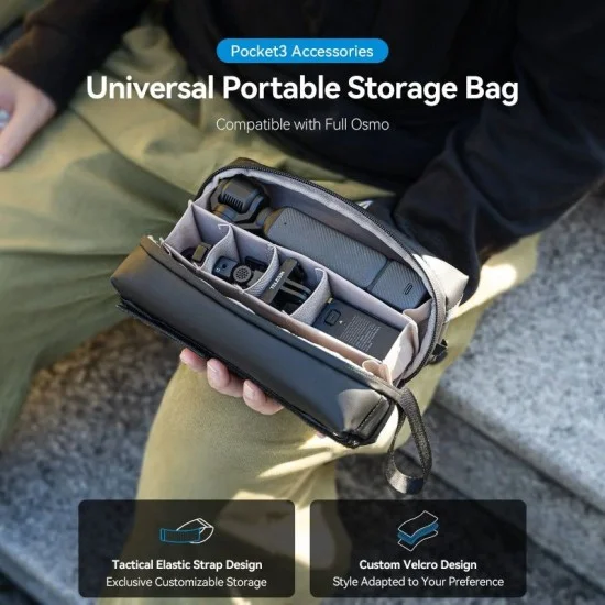 Telesin Universal Portable Storage Bag - Black